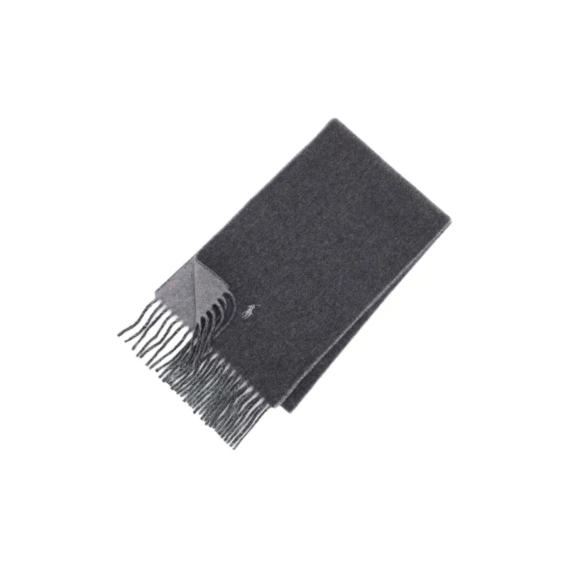 Polo Ralph Lauren Wool Blend Knit Scarves Men's Charcoal-2