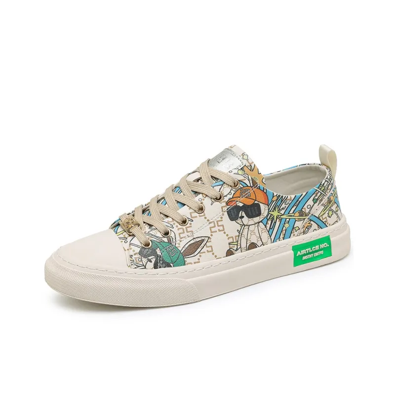 OFFER-AITR Slip-Resistant Cushioning Abrasion-Resistant Low-Top Skateboard Shoes Men's-6
