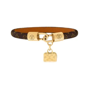 LOUIS VUITTON Metal Bangles Unisex Brown