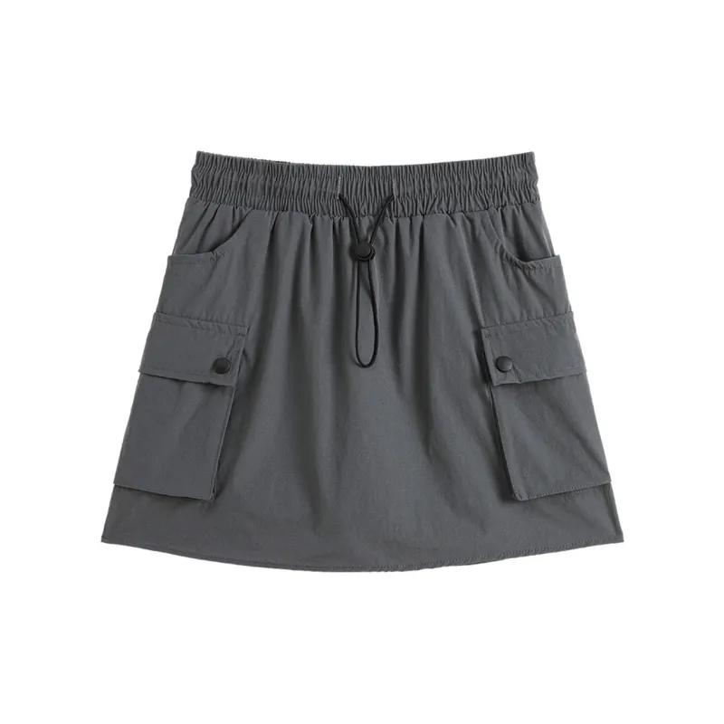 ADOONGA Cargo Shorts Women's Black-1