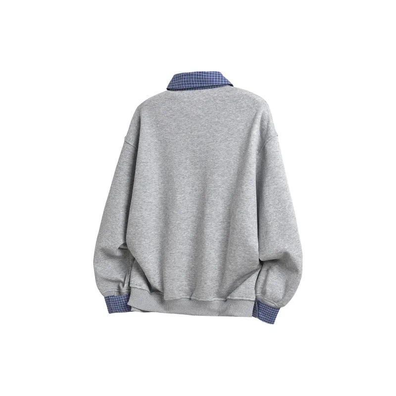 FONDLOOK Polo Shirt Unisex Gray-1