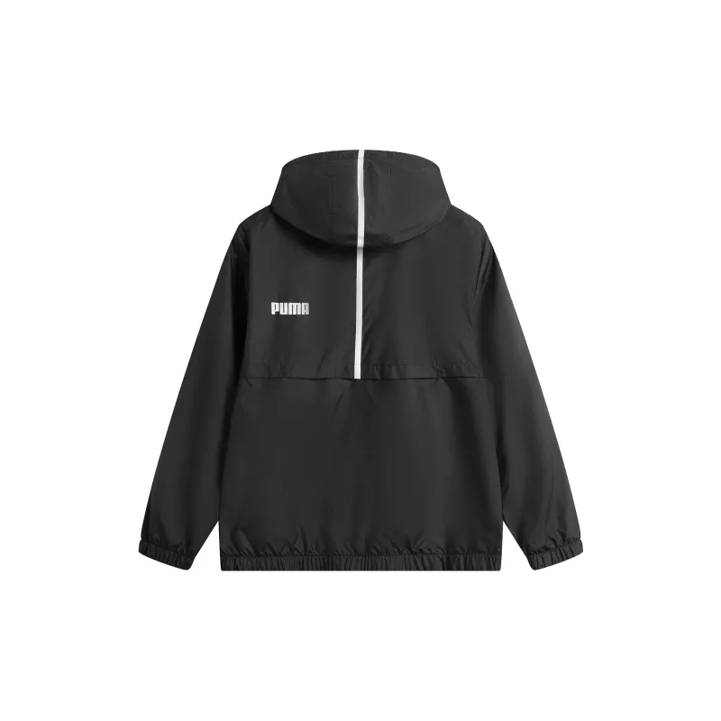 PUMA ESSWINDBREAKER Jackets Coats Unisex Black-1