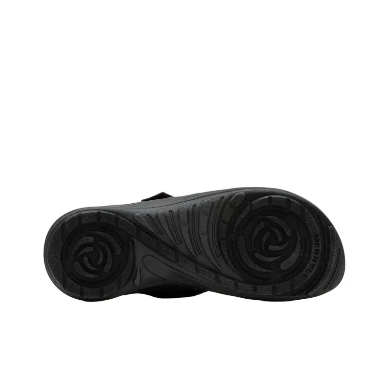 MERRELL Women's District 4 Post Sandal 'Black' Women's-4