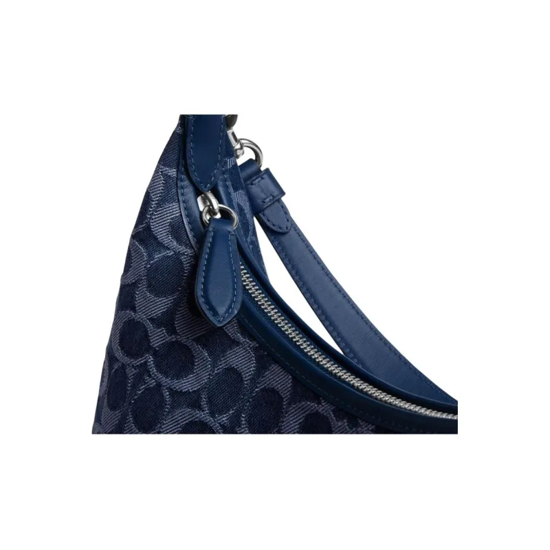 COACH Juliet Fabric Crossbody Bag, Shoulder Bag Tubas Women's Dark Blue-3