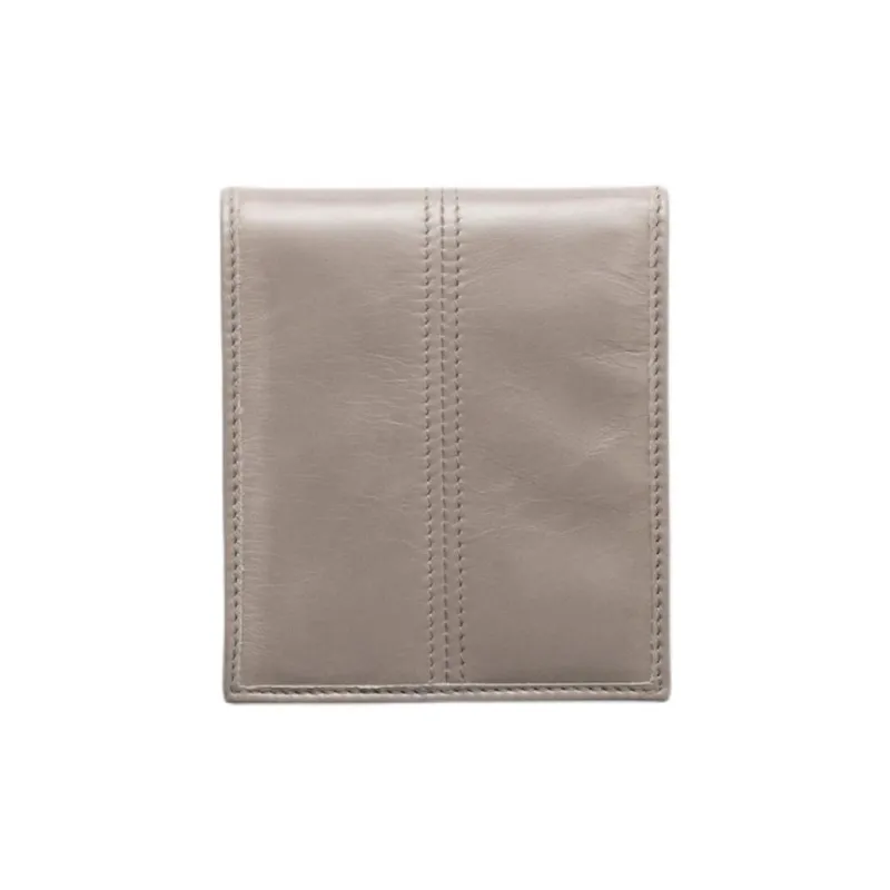 PRADA Cow Leather Wallet Women's Gray-1