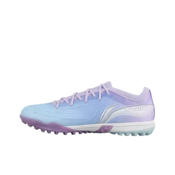 LINING Soccer Shoes Men Low Top Blue Purple
