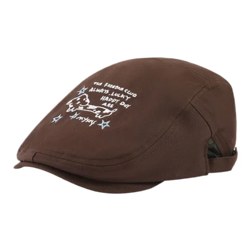 STUFFER Cotton Reversed Beret Unisex-2