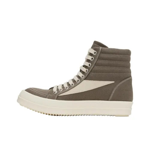 Rick Owens DRKSHDW High Top Skateboard Shoes Women's Brown