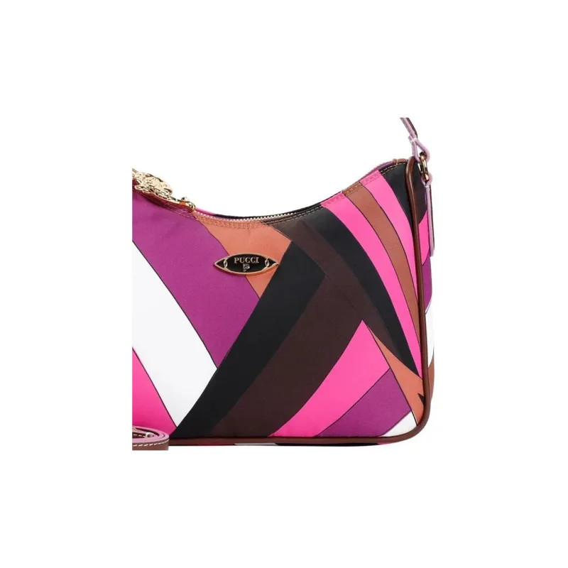 EMILIO PUCCI Yummy Logo Plaque Zipped Shoulder Bag-2