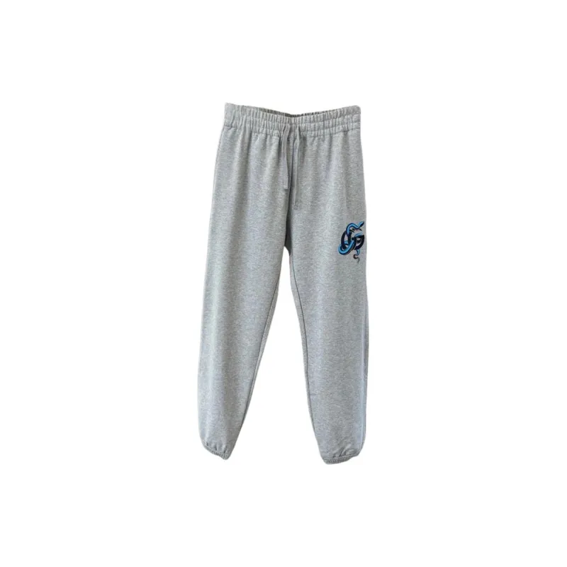 GUCCI SS25 Knitted Sweatpants Men's Heather Gray-0