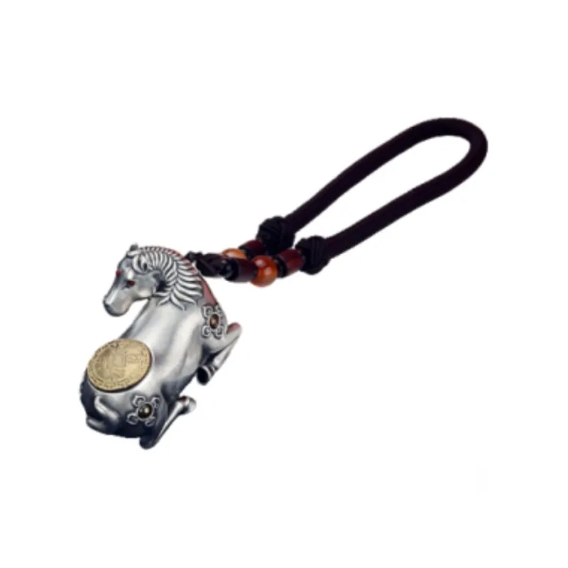 QINGFU 999 Fine Silver Ornaments Unisex-0