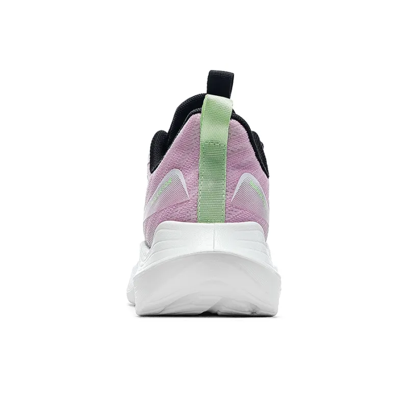 WARRIOR Running Shoes Women's Low Top White Pink Green-3