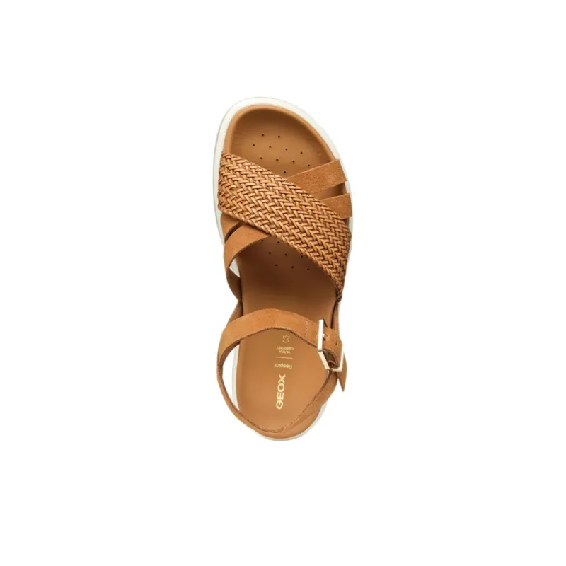 GEOX Xand 2s One Strap Sandals Women's Brown-6