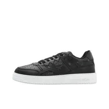 MCM Neo Terrain Visetos Low Top Skateboard Shoes Men's Black