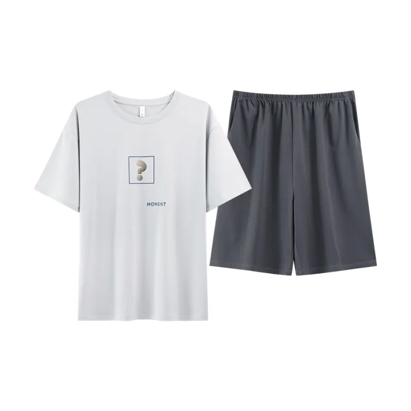 GOSO Pajama Set Men's Light Gray-0