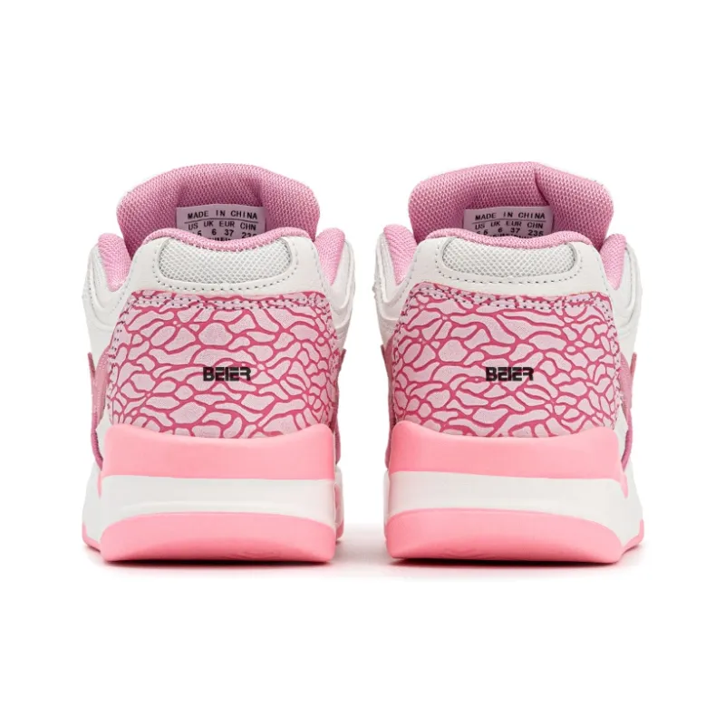 BEIER Low-Top Skateboard Shoes Unisex Cherry Blossom Pink-30