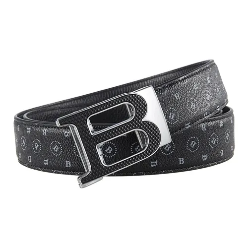 ROBINHOOD Cow Leather Leather Belts Men's Width 3.5CM