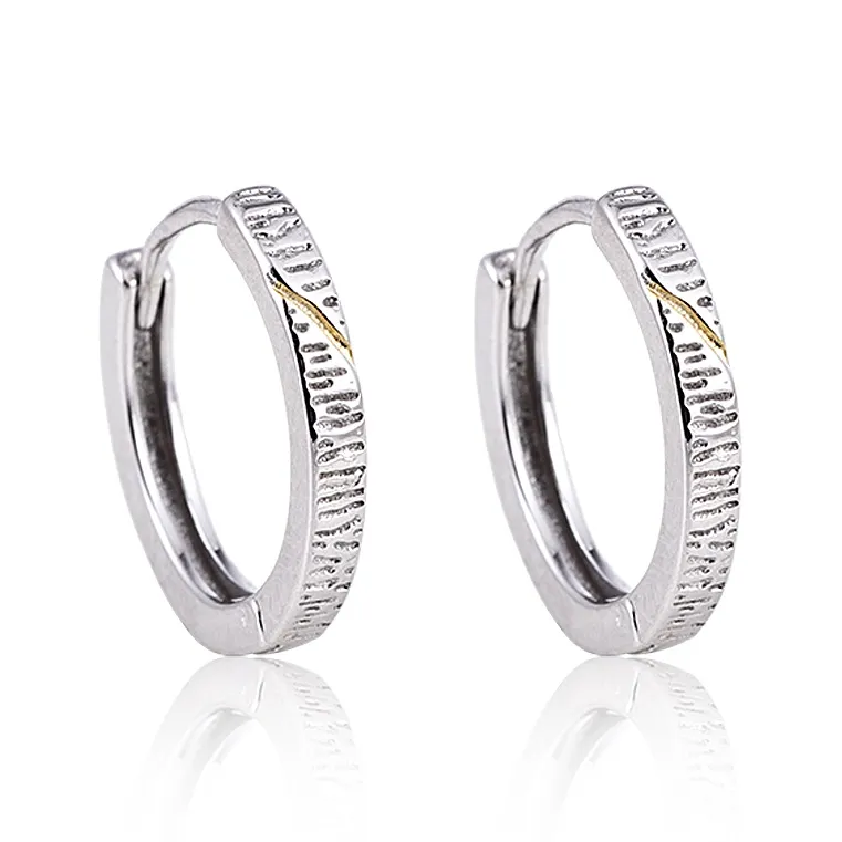 FOREVER MELODY 999 Fine Silver Earrings Men's-0