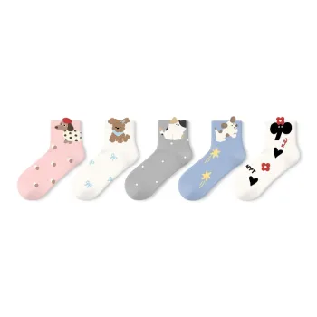 Primeet Ankle Socks Women's 5 Pack