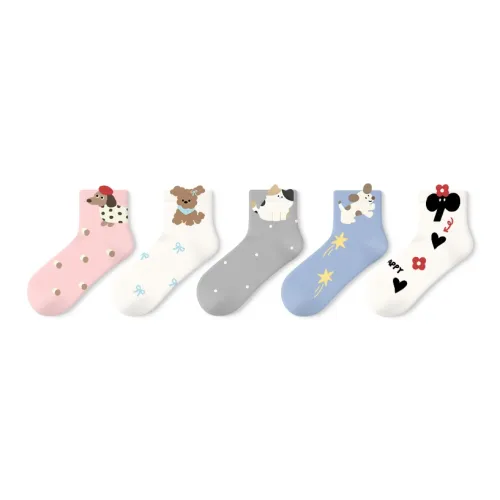 Primeet Ankle Socks Women's 5 Pack