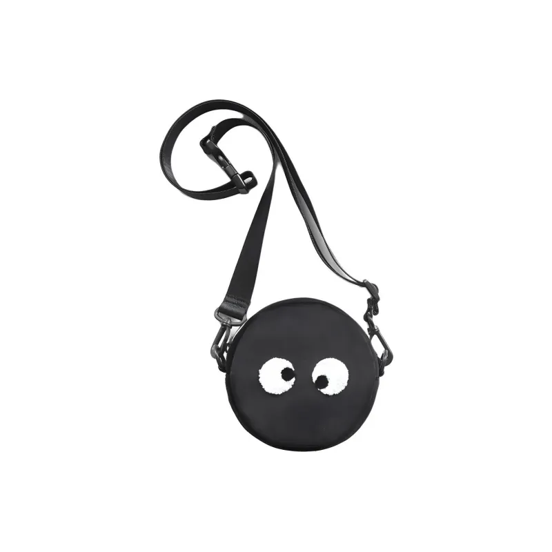 ORIGINAL X YOUTH OXY Bags Polyester Small Round Bag, Shoulder Bag, Crossbody Bag Mini Unisex Black-0