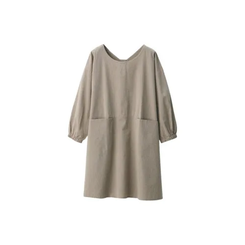 MUJI Aprons Light Coffee 61.5*97cm