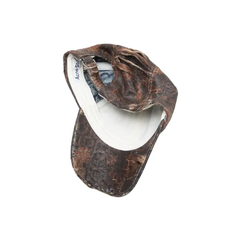 Acne Studios Distressed Monogram Cap-1