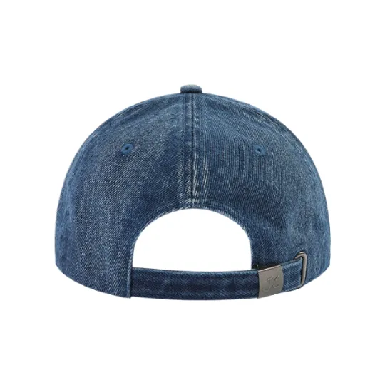 STUFFER Washable Denim Cotton Minimalist Style Versatile Baseball Cap Unisex-2