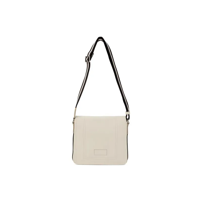 BALLY Leather Crossbody Bag, Shoulder Bag Men's Beige-1