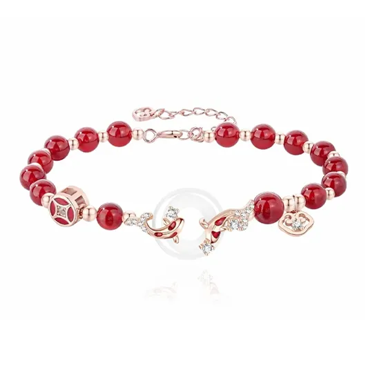 Chongqing Gold Store S925 Silver Bracelets Women's-0