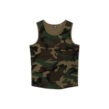 New Era Tank Tops Unisex Woodland Camouflage