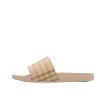 Burberry Slide Slippers Women's Beige