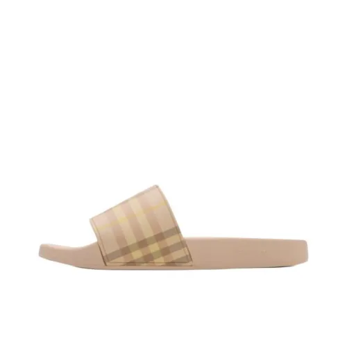 Burberry Slide Slippers Women's Beige