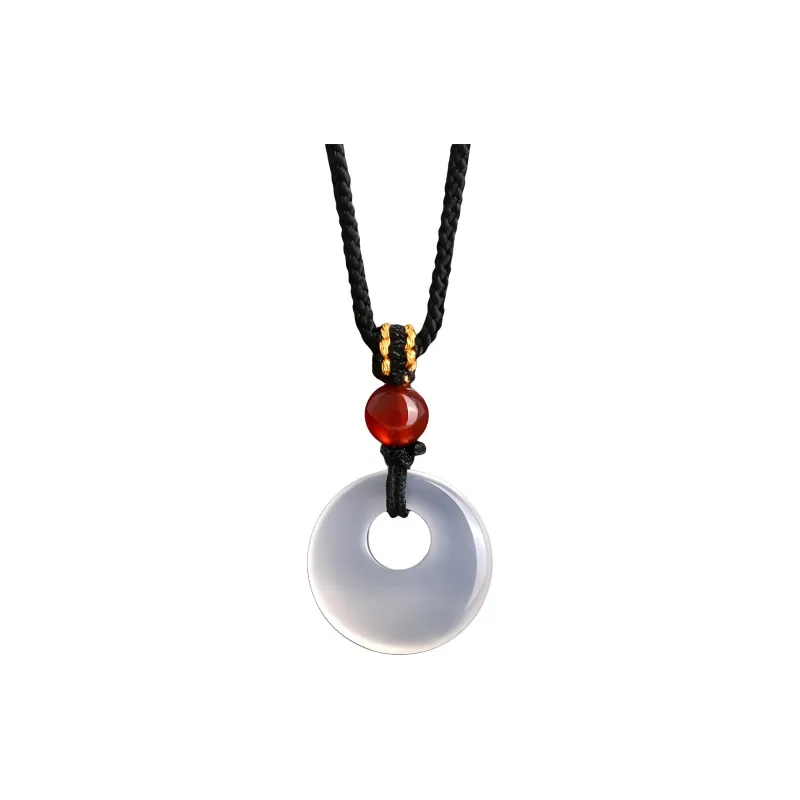 Di Su Xing Chalcedony Jade Necklaces Women's-0