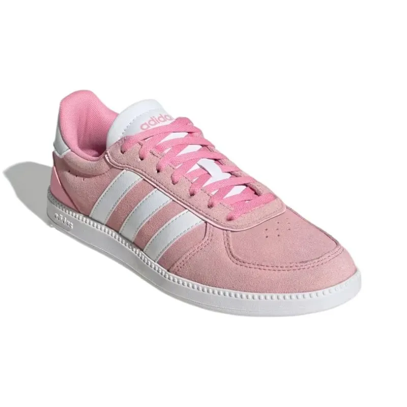 Adidas Breaknet Slick Cushioning Low Top Skateboard Shoes Women's Pink-1
