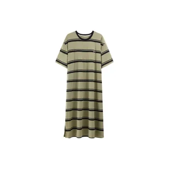 XISHE Nightgown Women's Olive Green