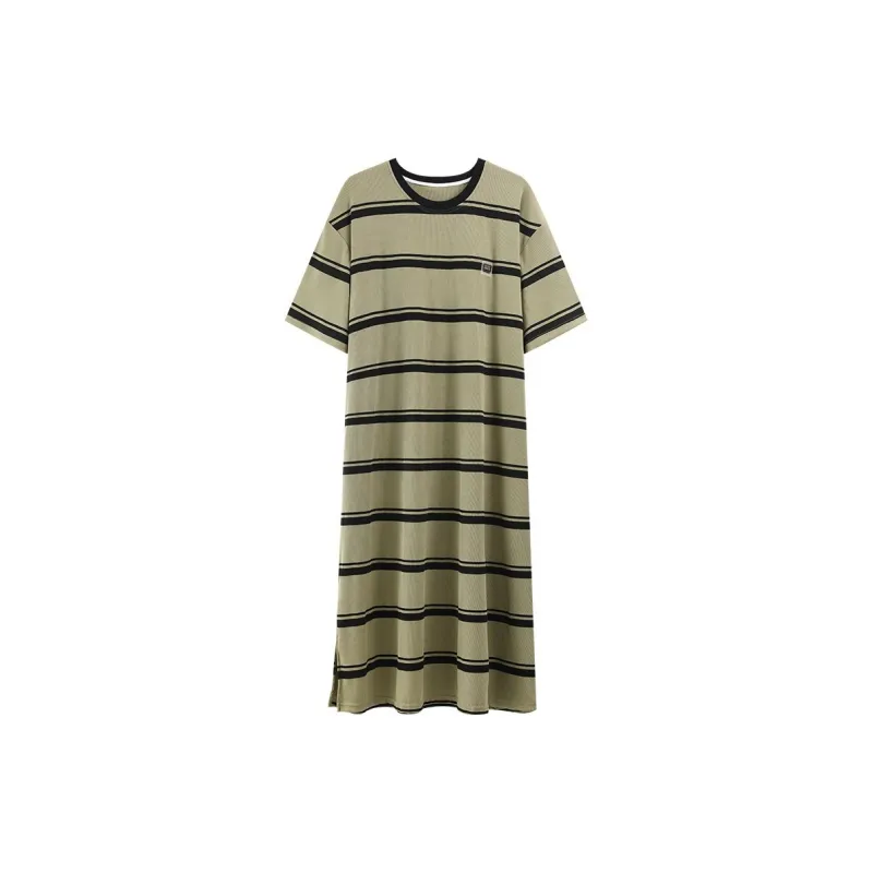 XISHE Nightgown Women's Olive Green-0