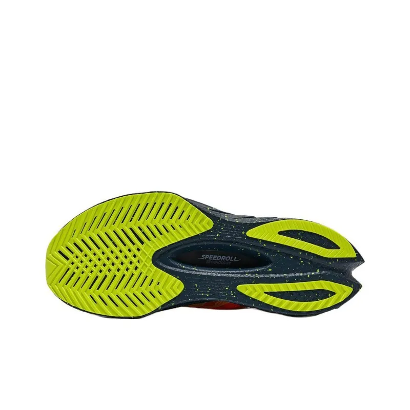 Saucony Endorphin Pro 4 Anti-Slip Wear-Resistant Low-Top Running Shoes Unisex Orange-4
