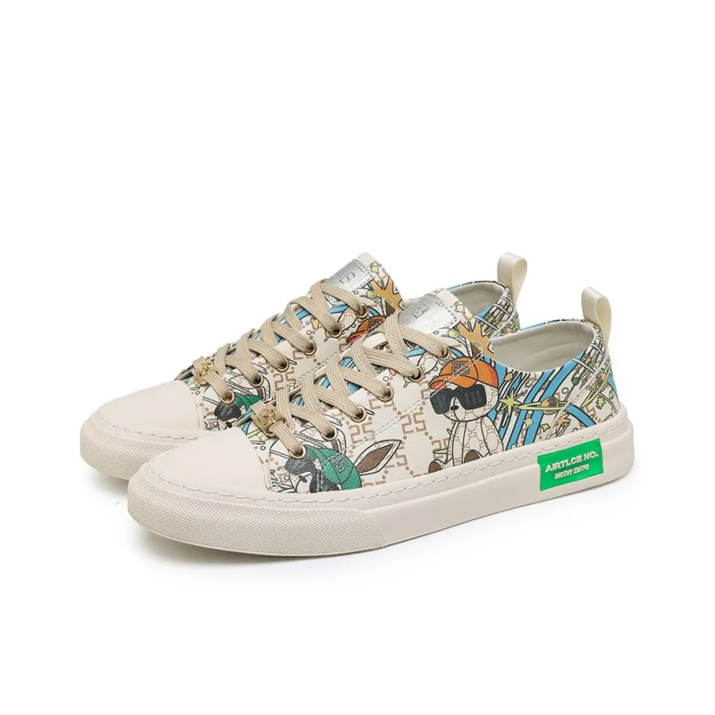 OFFER-AITR Slip-Resistant Cushioning Abrasion-Resistant Low-Top Skateboard Shoes Men's-7
