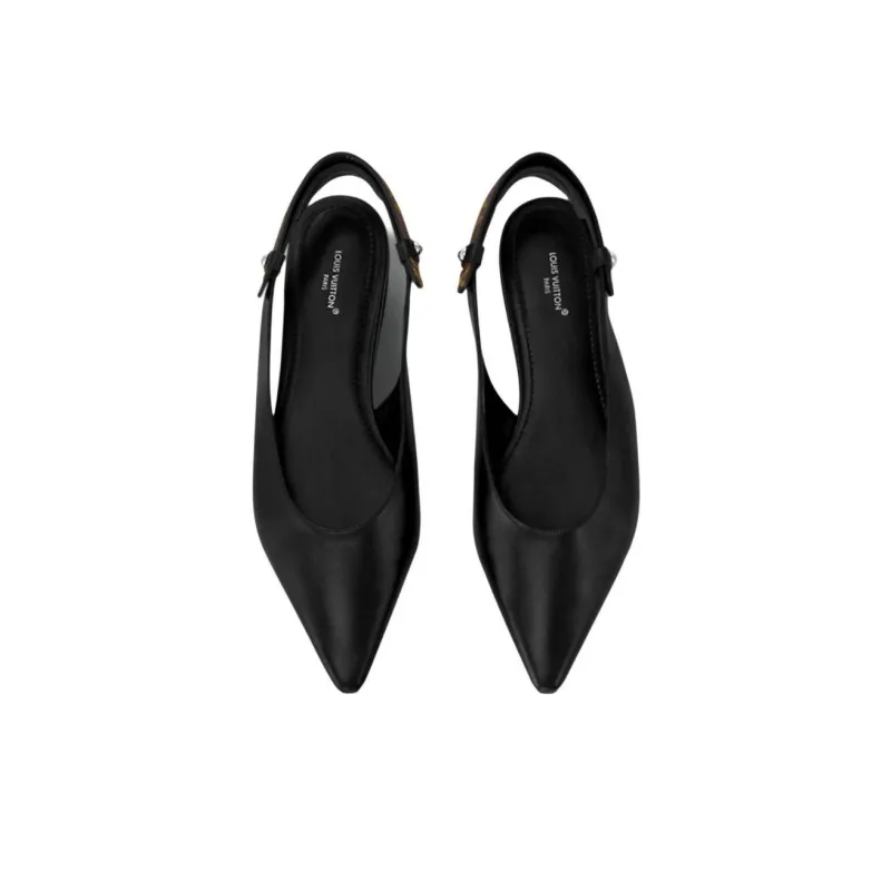 LOUIS VUITTON Legacy Casual Single Shoes Women's Black-2