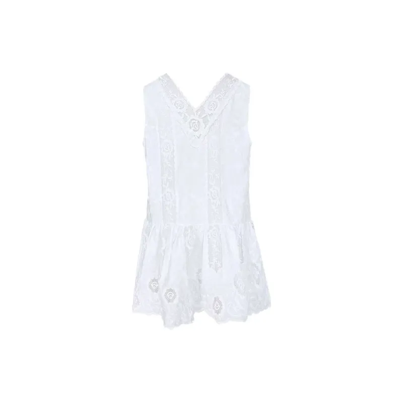 RTNH Sleeveless Dress Women's White-1