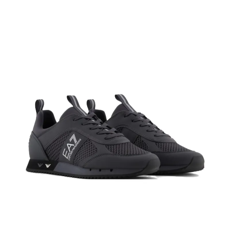 EMPORIO ARMANI Low Top Casual Shoes Unisex Black-1