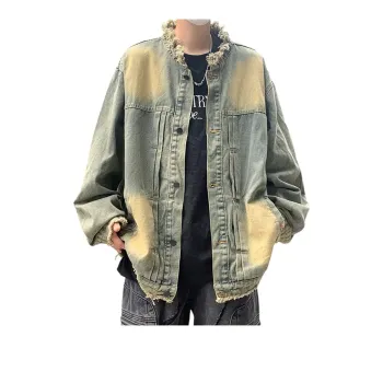 DJ.SPIRIT Denim Jackets Unisex Blue