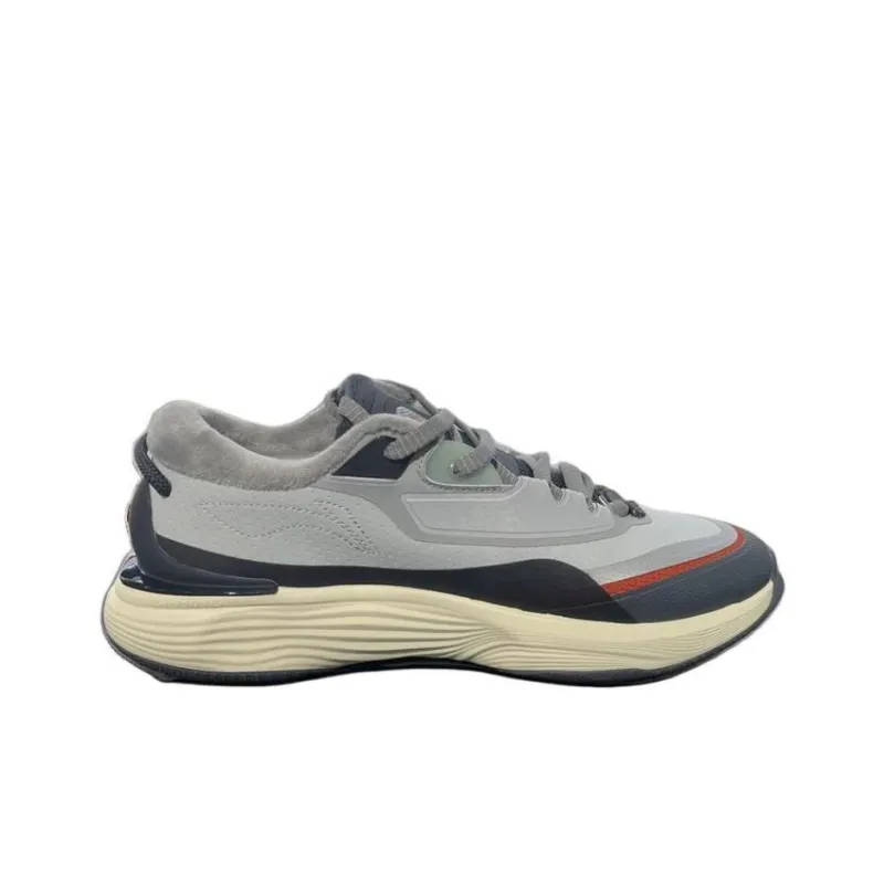 LiNing SOFT WARM Fleece Cushioning Wear Resistant Low Top Casual Shoes Men's Gray Black-1