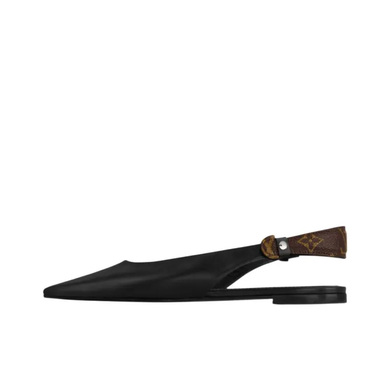 LOUIS VUITTON Legacy Casual Single Shoes Women's Black-0