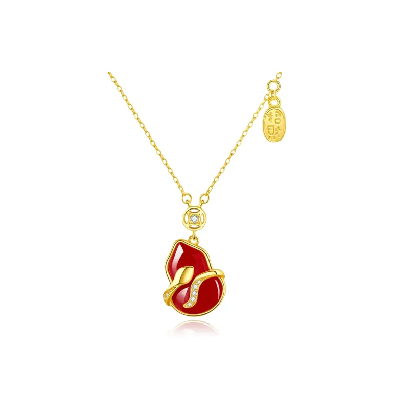 Zheng Tai Fook Chalcedony Necklaces Unisex-0