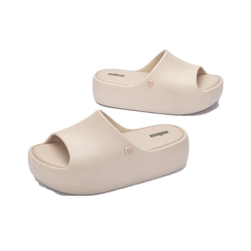 Melissa Slide Slippers Women's Black/Beige/Pink-3