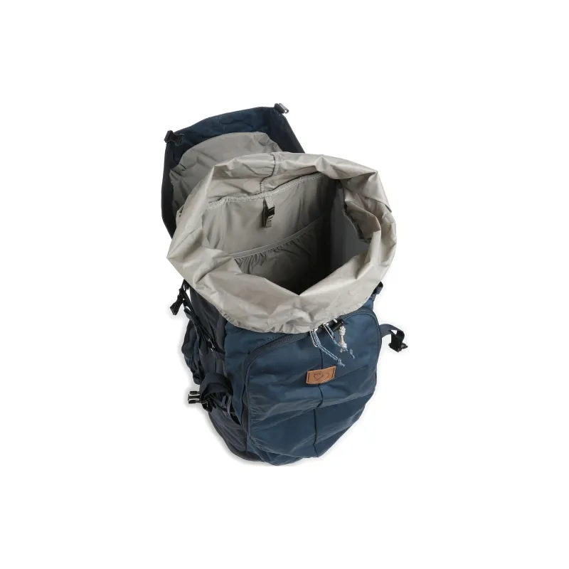 Fjallraven Recycled Polyester Blended With Recycled Polyamide Outdoor Hiking Bag Backpack Men's Marine Blue-5