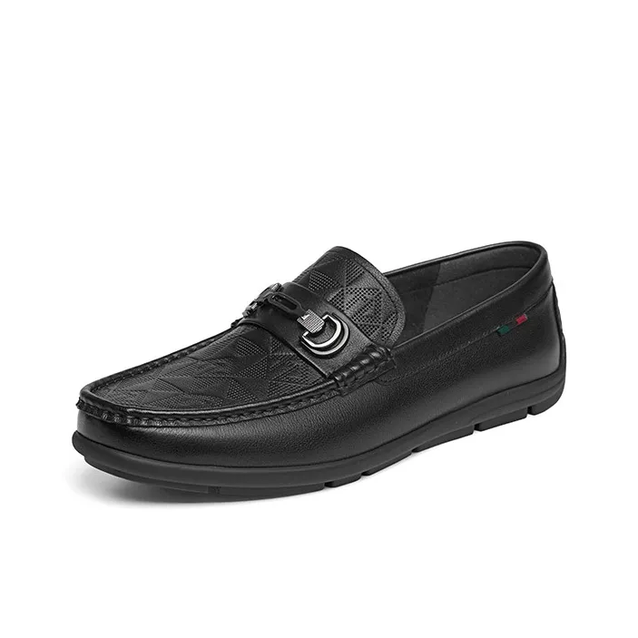 RED DRAGONFLY Dress Shoes Men's Black White-1