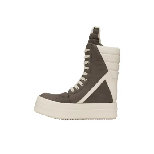 RICK OWENS/RO High Top Skateboard Shoes Men's Brown